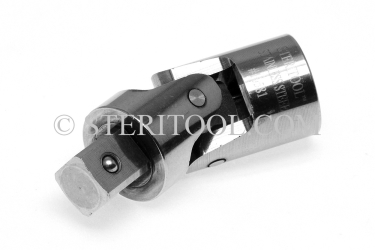 #10580 - Stainless Steel 3/8 DR Universal Joint. 3/8 dr, 3/8dr, 3/8-dr, universal, flex, joint, stainless steel